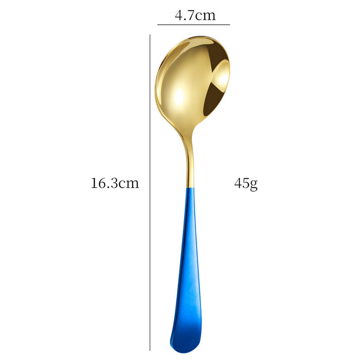 Elegant Dessert Spoon with High-Quality and Non-Slip Grip Design Kalsten