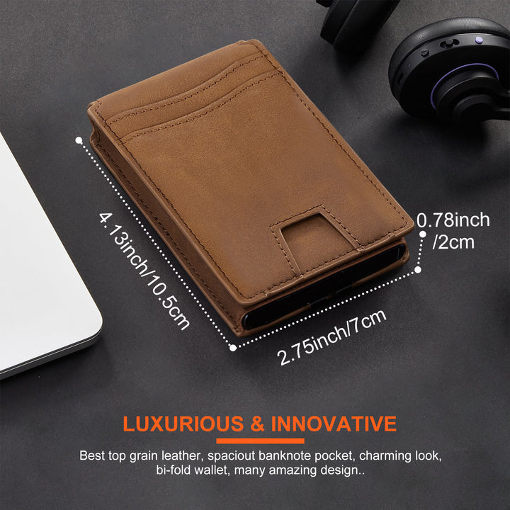 Slim RFID-Blocking Carbon Fiber Cardholder Kalsten