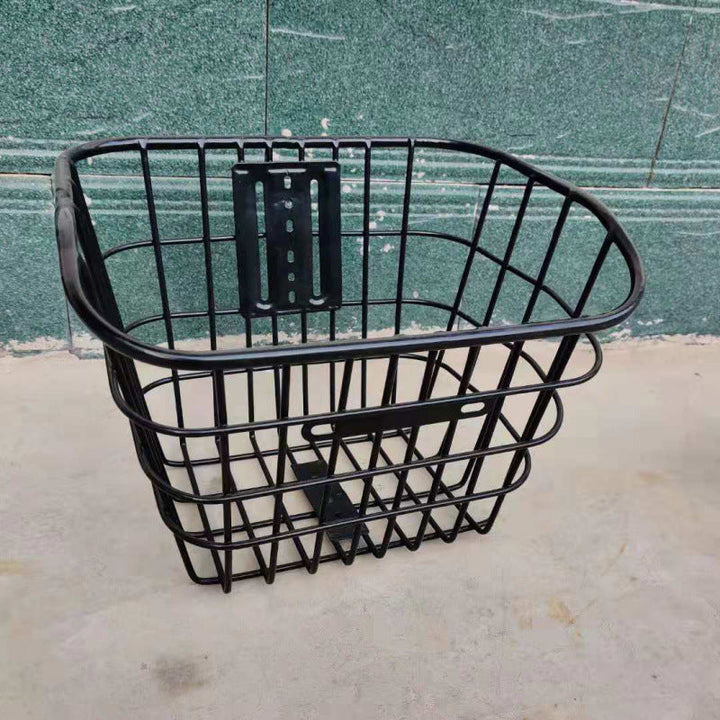 removable steel front bicycle cargo basket with universal mounting bracket Kalsten