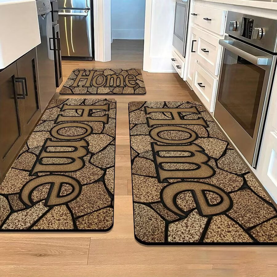 Stone-Inspired Decorative Area Mat Kalsten