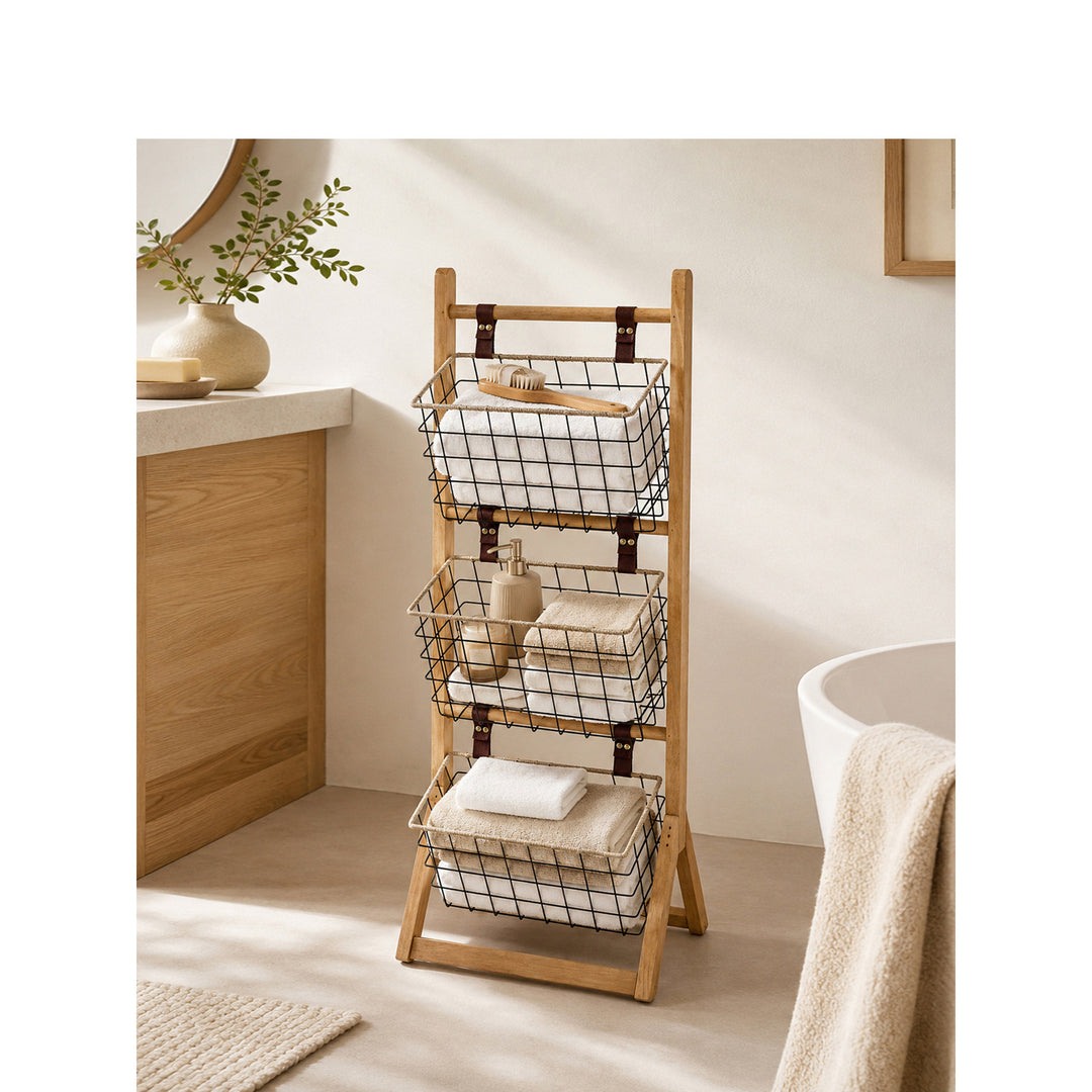 Multifunctional Wire Basket Stand Kalsten