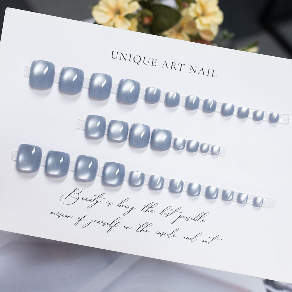 Elegant Metallic Nail Art