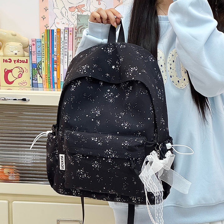 Playful Floral Print Backpack Kalsten