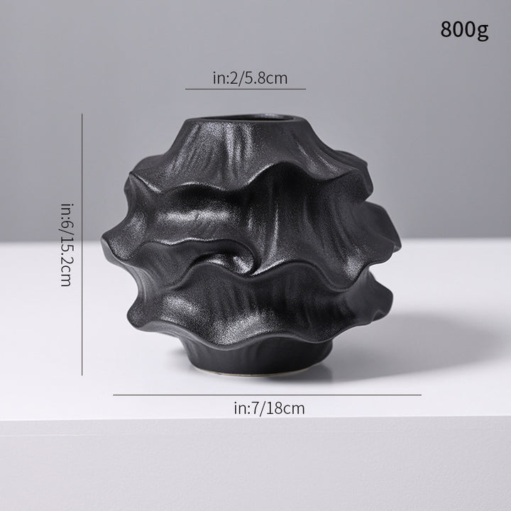 Decorative Fluid-Shape Ceramic Kalsten