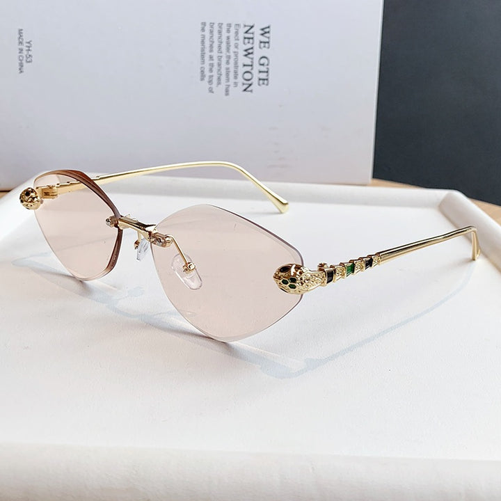 Women's Cat-Eye Sunglasses with Luxurious Jewelry Frame Kalsten