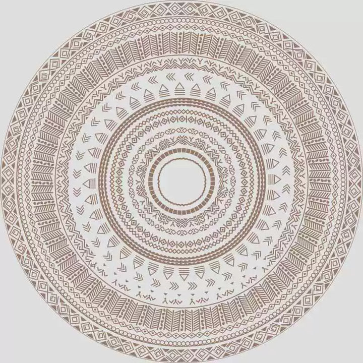 Round Vintage Area Rug
