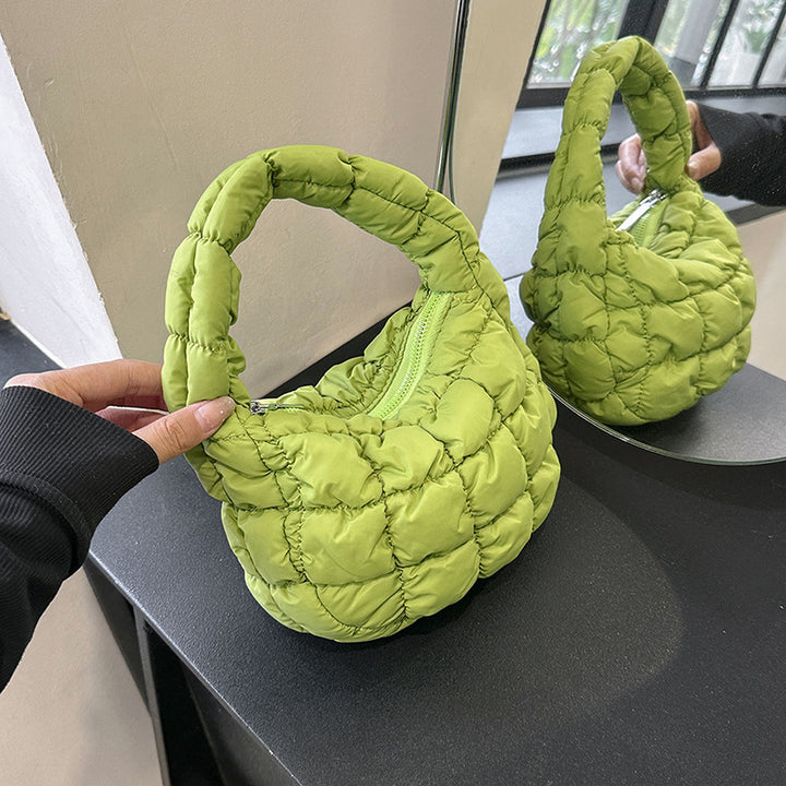 Quilted Puffer Handbag