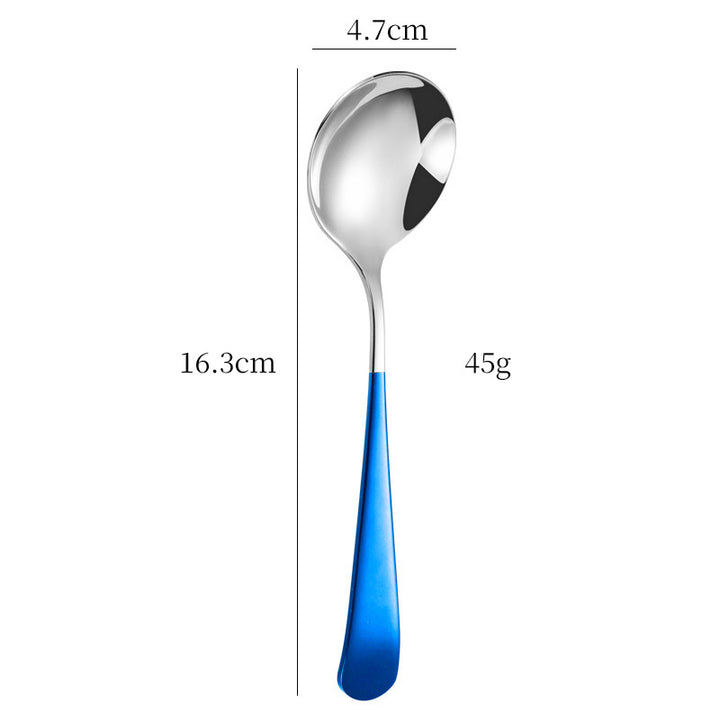 Elegant Dessert Spoon with High-Quality and Non-Slip Grip Design Kalsten
