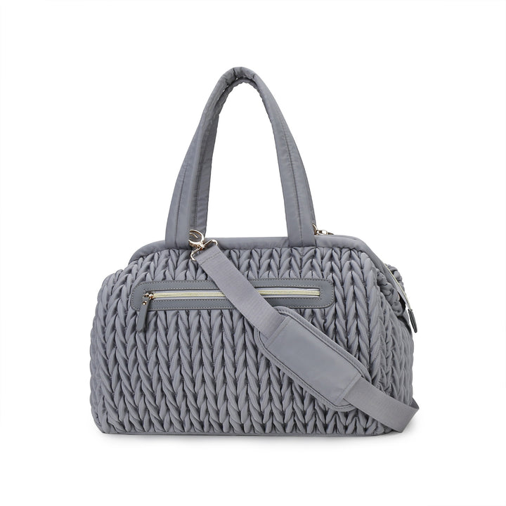 Fashionable diaper bag with elegant woven look Kalsten