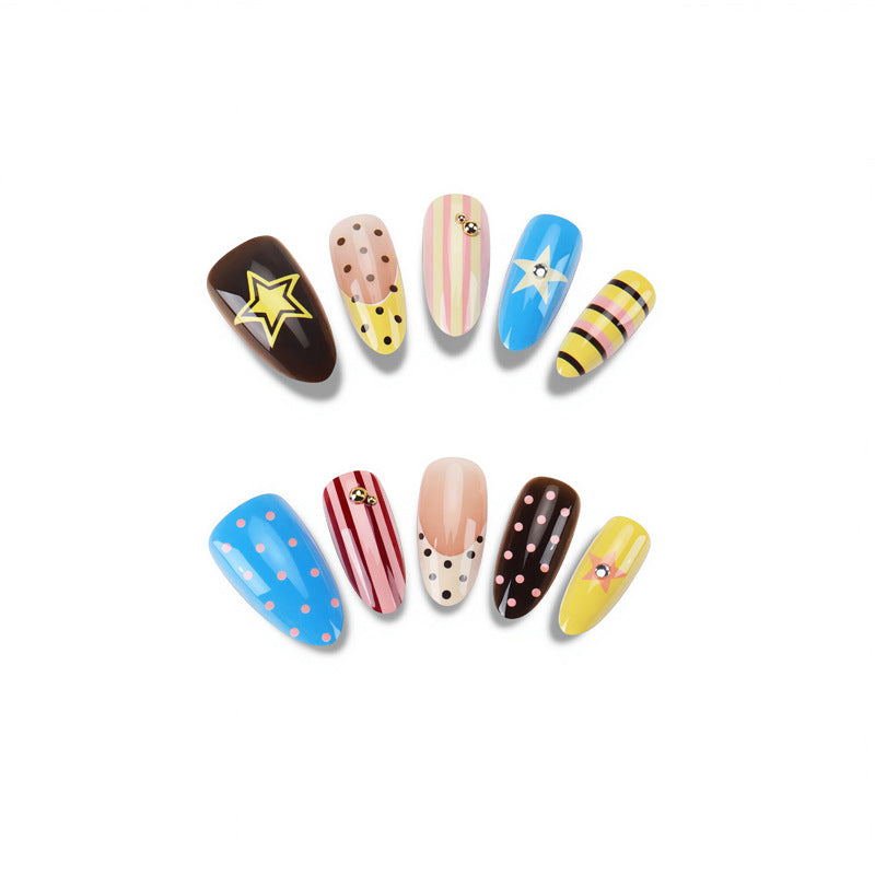 Creative Themed Press-On Nails Kalsten