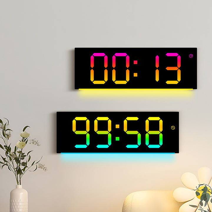 Digital wall clock with temperature sensor Kalsten