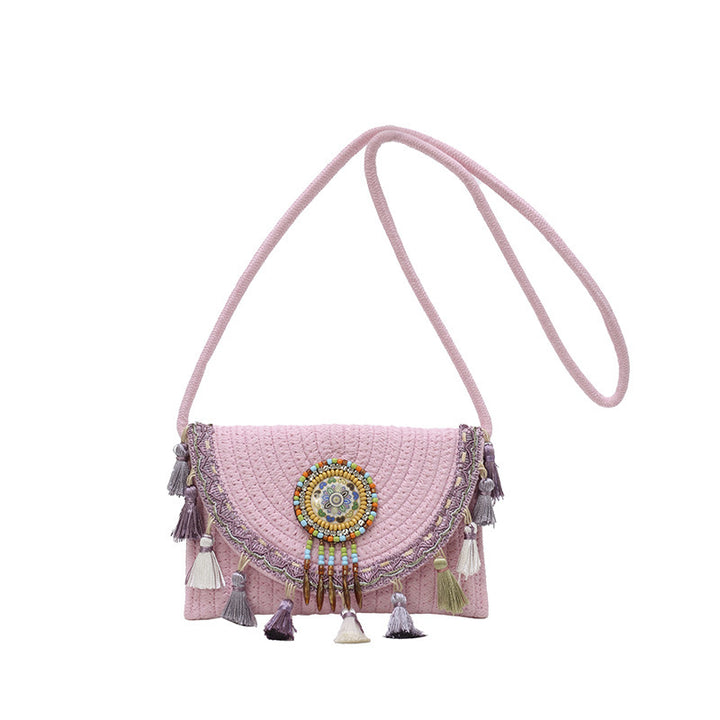 Bohemian-Inspired Handcrafted Beaded Clutch Kalsten