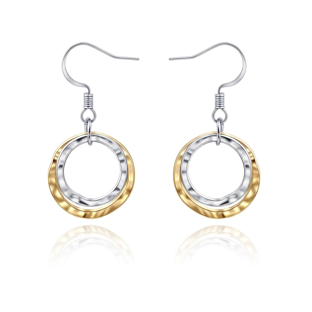 Elegant Spiral Drop Earrings Kalsten
