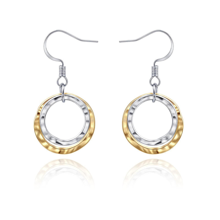 Elegant Spiral Drop Earrings Kalsten