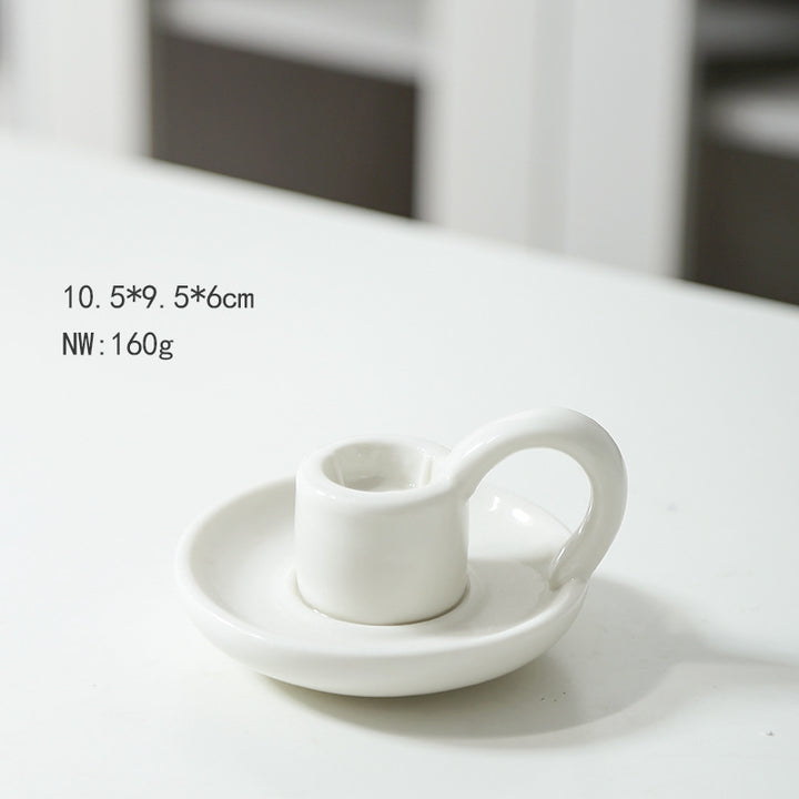 Minimalist Ceramic Candle Holder Kalsten