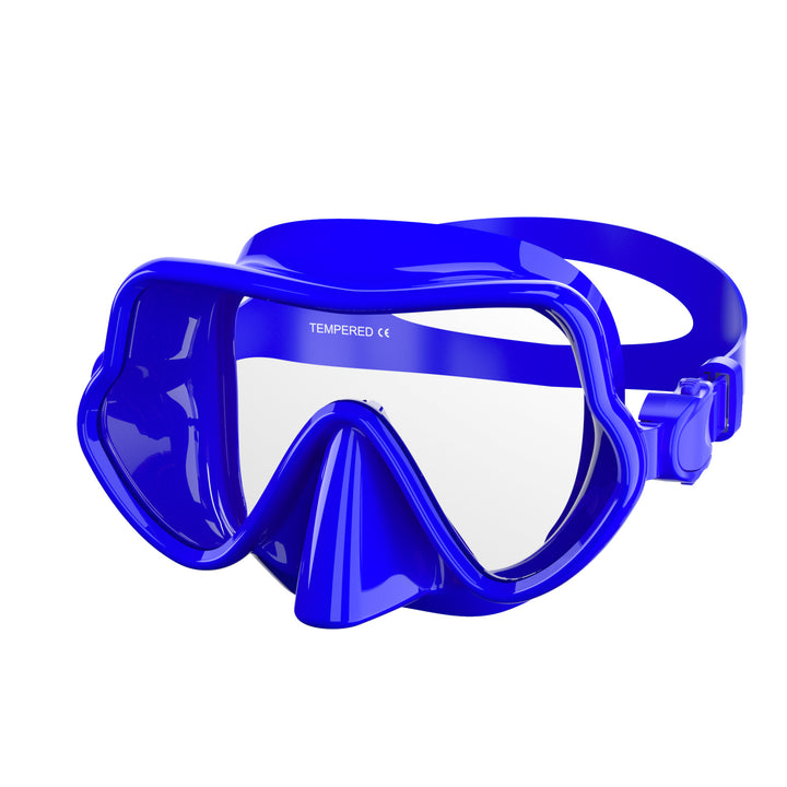 Diving mask with comprehensive field of vision and comfortable silicone border Kalsten