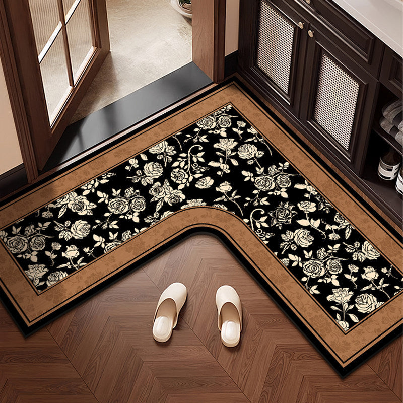 Checkered Pattern Anti-Fatigue Kitchen Mat
