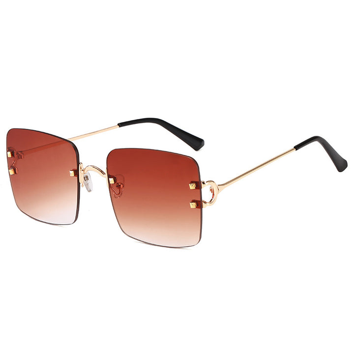 Women square sunglasses with an elegant metal frame and sturdy lenses Kalsten