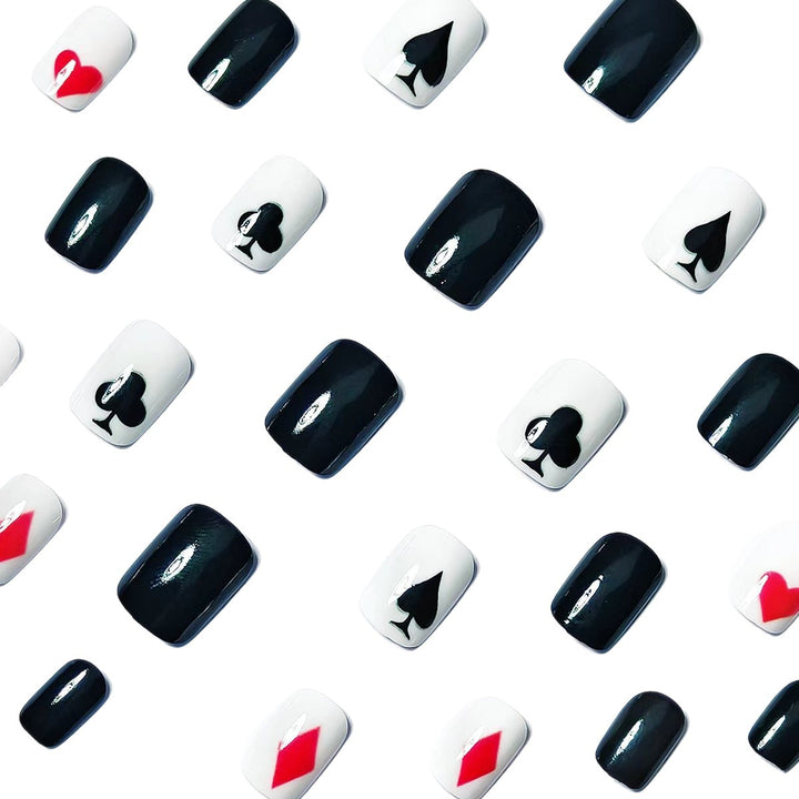 Playing Card-Themed Nail Art Kalsten