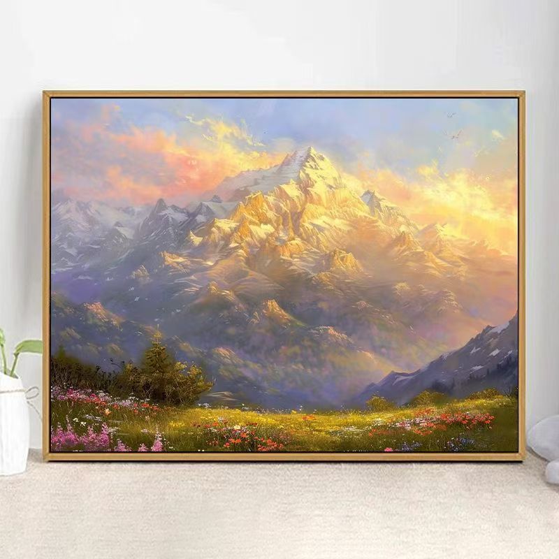 Majestic Mountain Landscape Art Print Kalsten