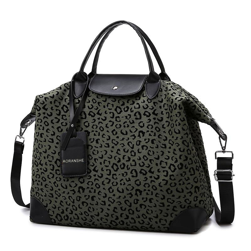 Stylish Animal Print Weekend Duffel Bag