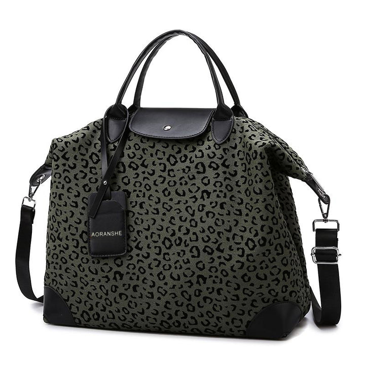 Stylish Animal Print Weekend Duffel Bag