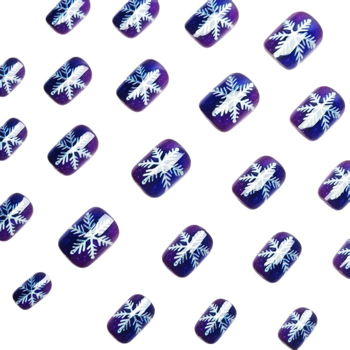 Winter-Theme Frosted Nail Art Kalsten