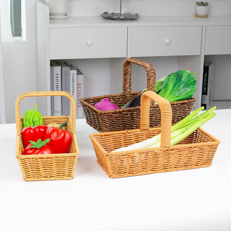 Handcrafted Wicker Storage Caddy Kalsten