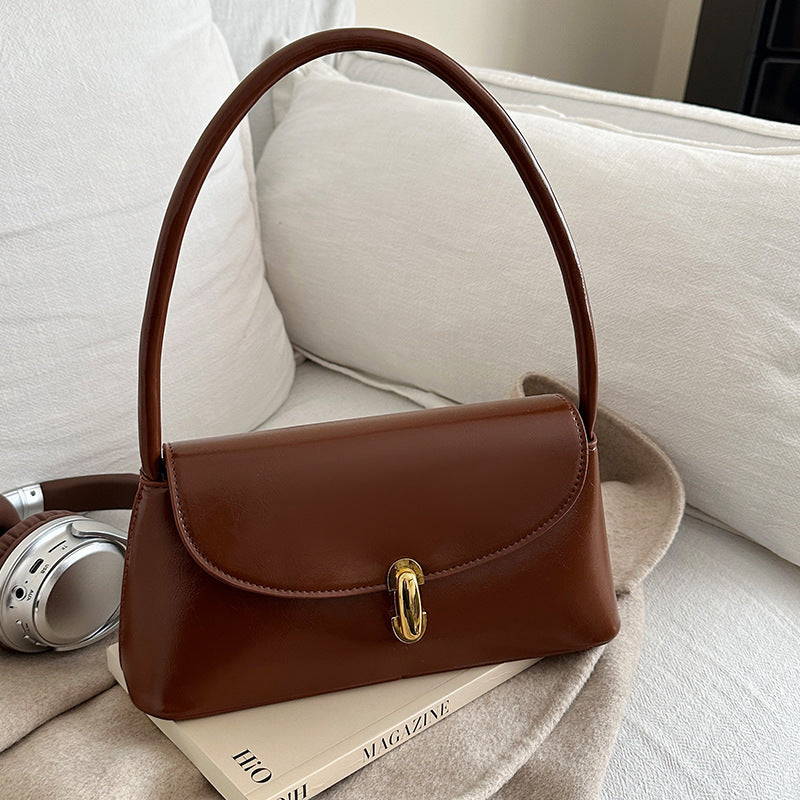 Elegant Structured Handheld Satchel