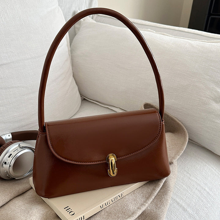 Elegant Structured Handheld Satchel