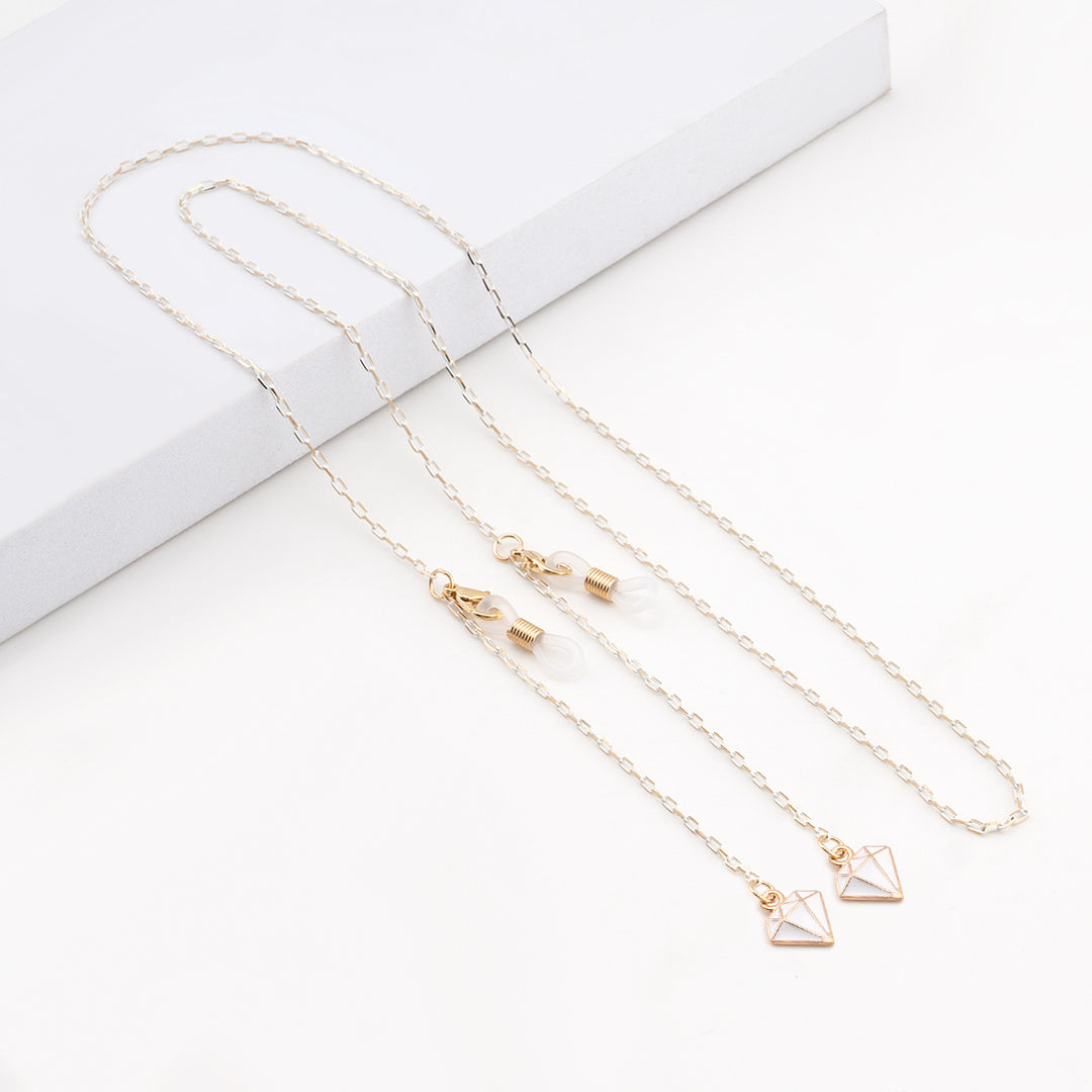 Elegant Geometric Glasses Chain kalsten