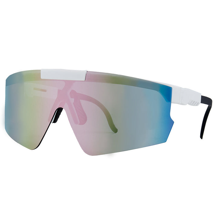 Women's sport sunglasses in modern design with large lenses Kalsten