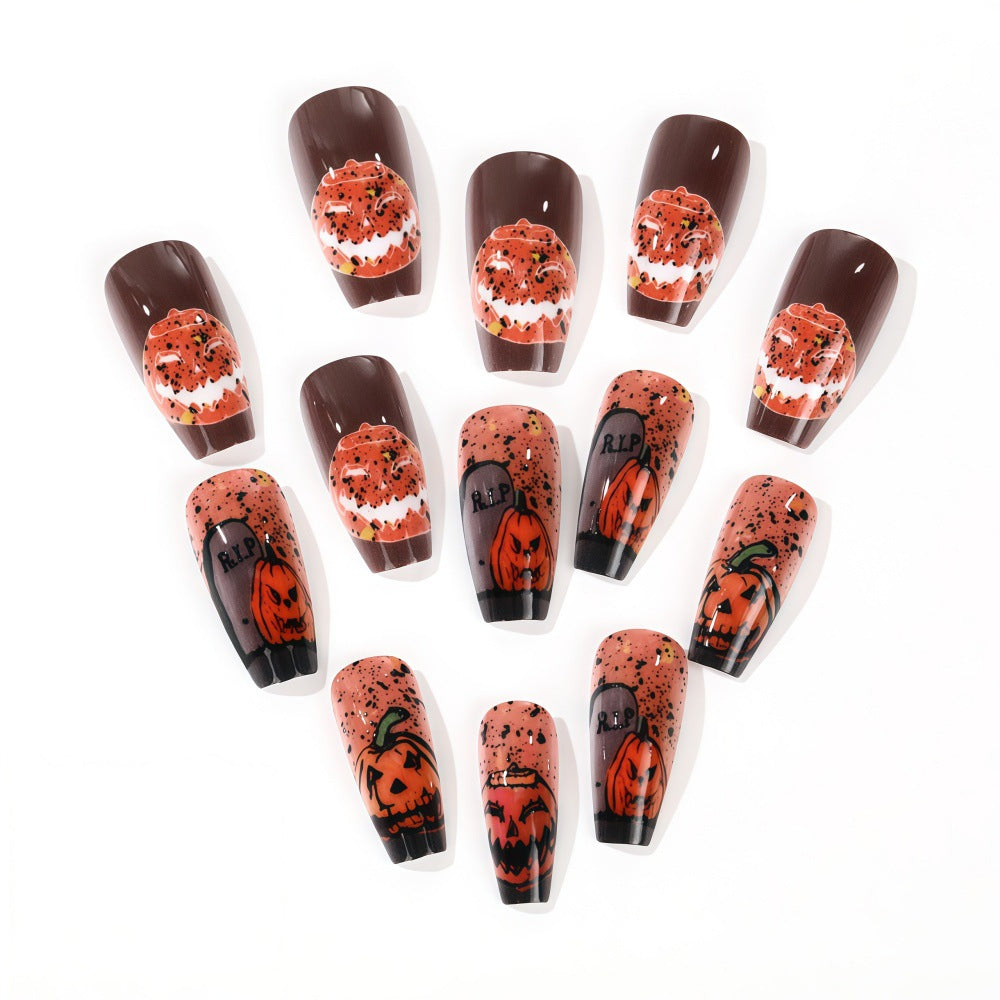 Halloween-themed artificial nails Kalsten