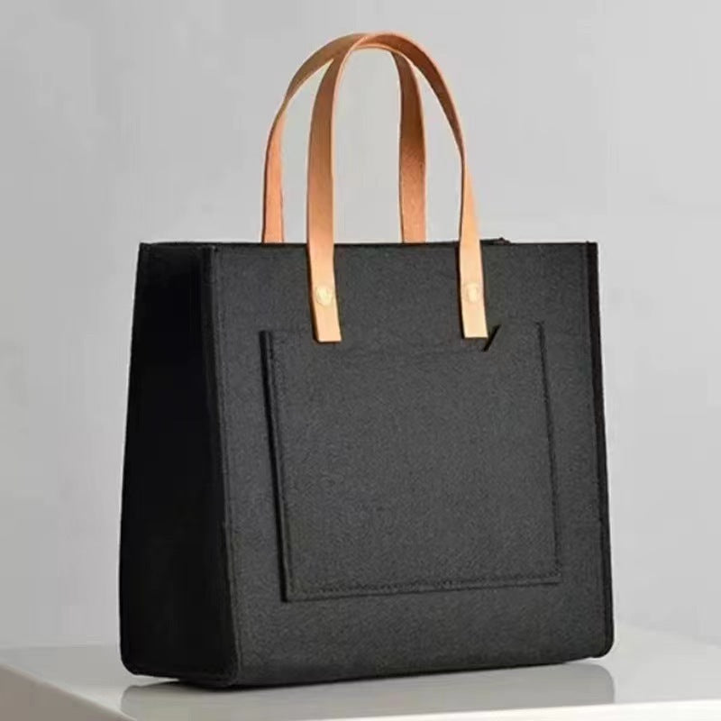 Stylish Felt Tote Bag Kalsten