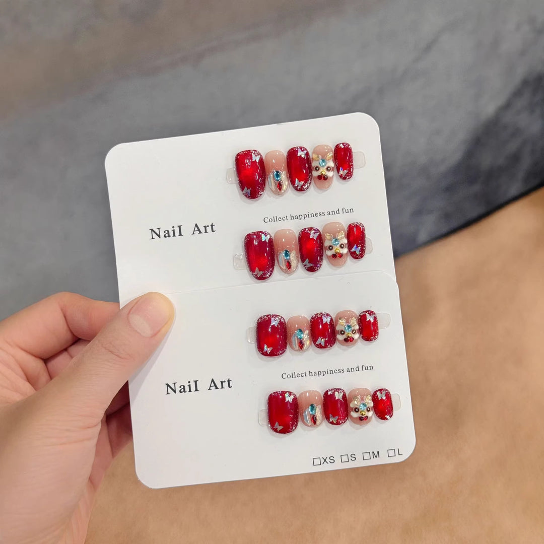 Glamorous Press-On Nail Art Set Kalsten