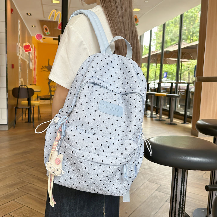 Stylish Textured Patterned Backpack Kalsten