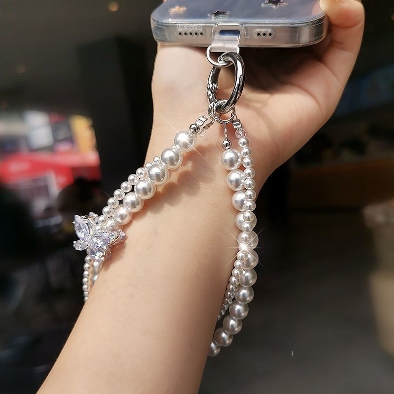Elegant Pearl Pendant Keychain Kalsten