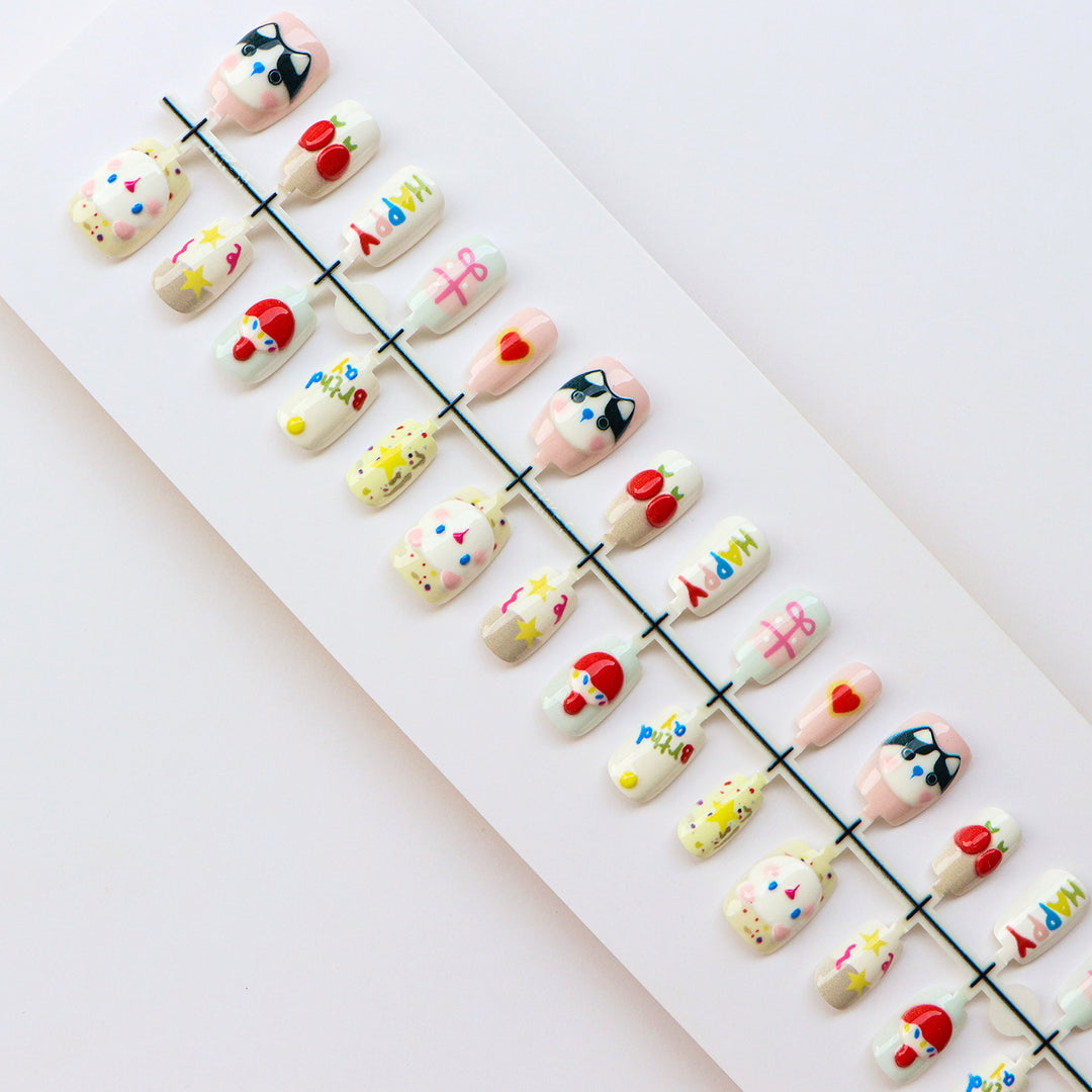 Fun Thematic Press-On Nail Set