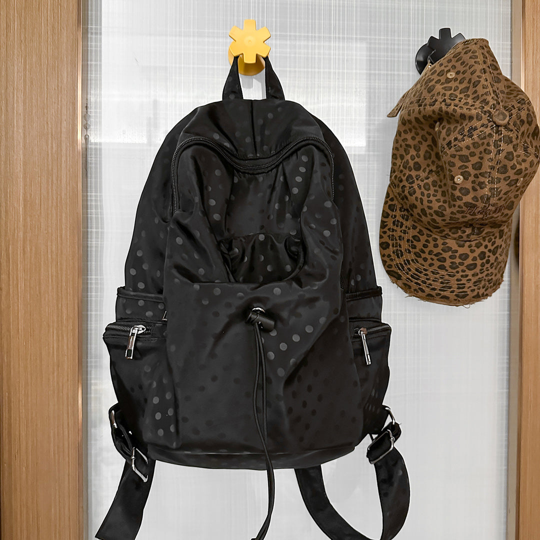 Stylish Polka Dot Drawstring Backpack Kalsten