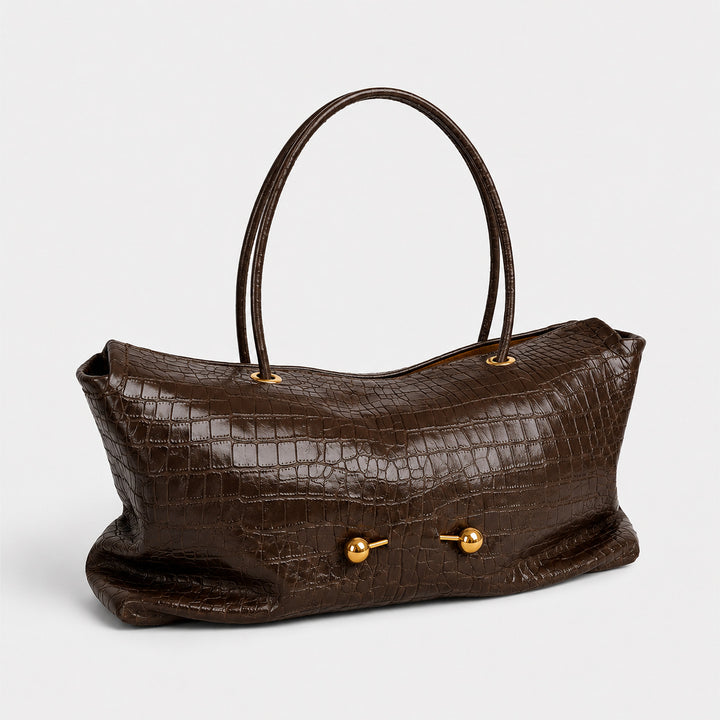 Crocodile Texture Handbag