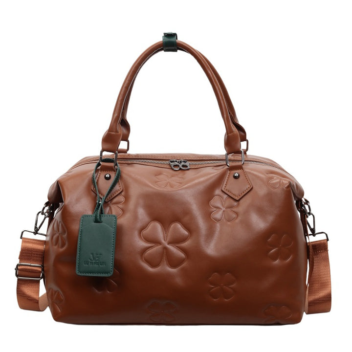 Stylish Floral Embossed Handbag