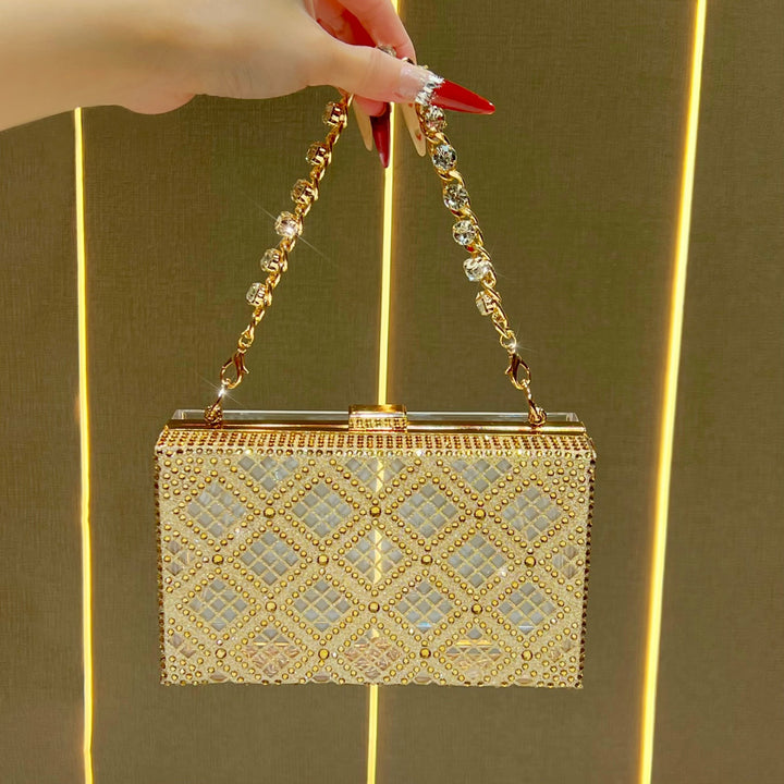 Elegant Chain-Handled Evening Clutch