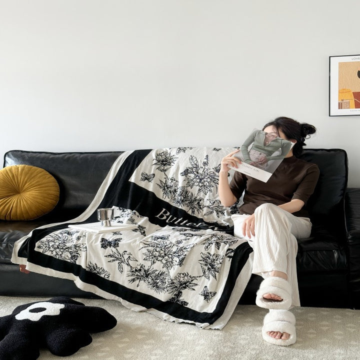 Animal Print Fleece Throw Blanket