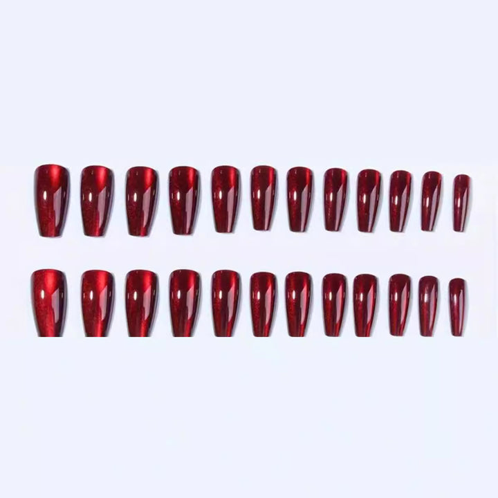 Glossy Press-On Nails Set with Elegant Finish Kalsten