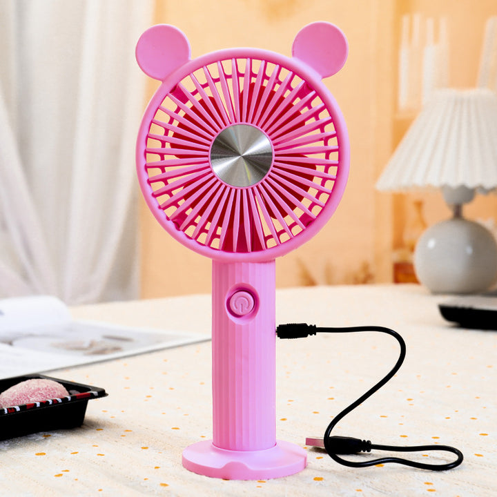 Women's Portable Mini Fan in Cute Animal Design Kalsten