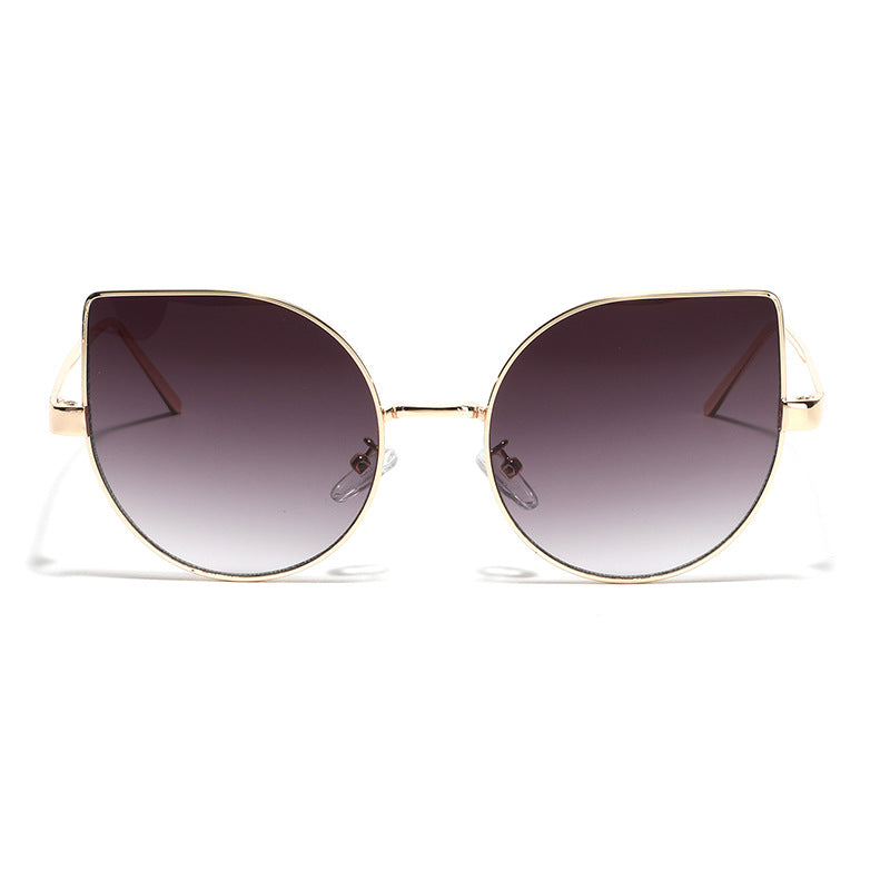 Ladies Cat-Eye Sunglasses with Polarized Lenses and Elegant Metal Frame Kalsten