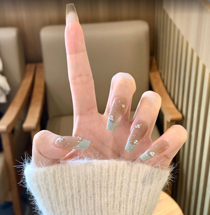 Decorative Character-Themed Press-On Nails with 3D Elements Kalsten