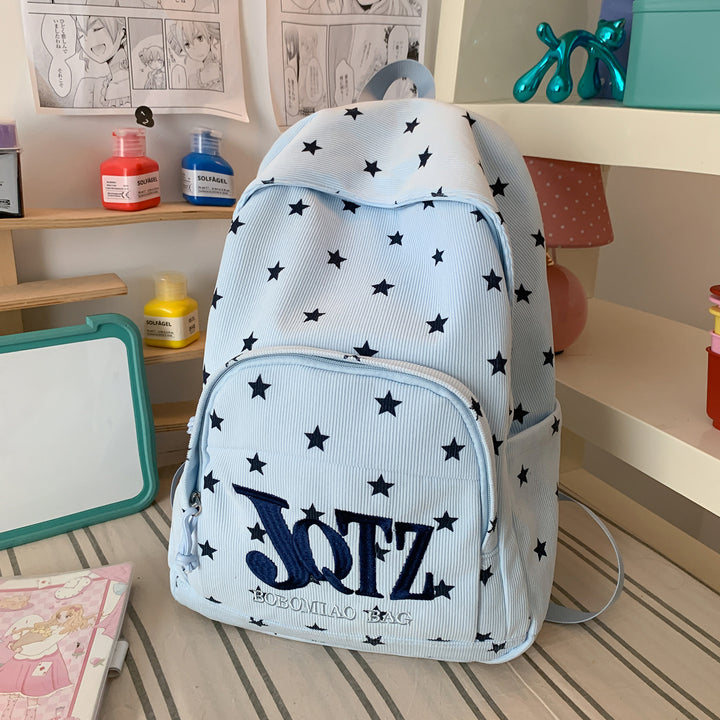 Stylish Star-Printed Backpack Kalsten