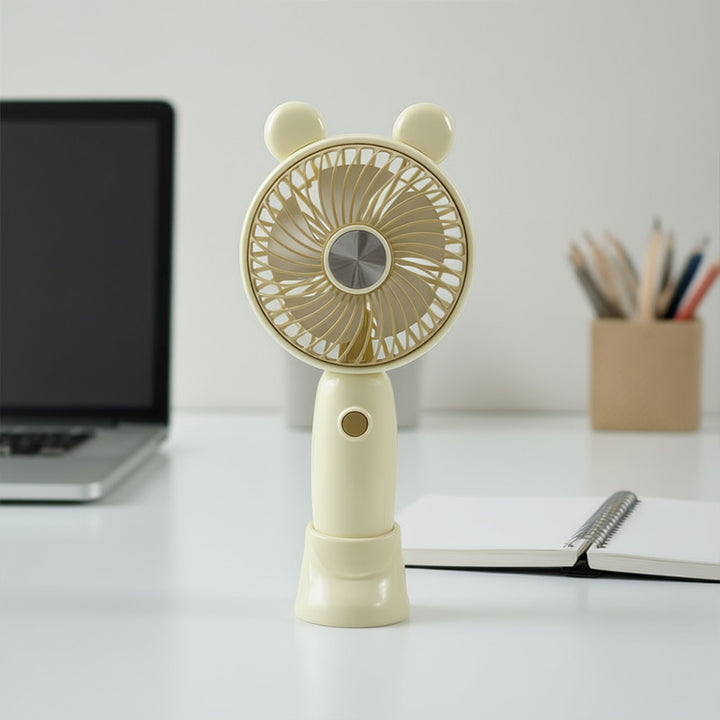 Ladies Portable Mini Fan with Cute Animal Design Kalsten