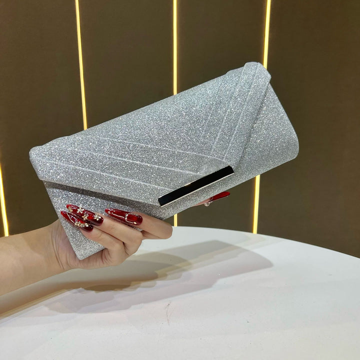 Sparkling Glittered Evening Clutch
